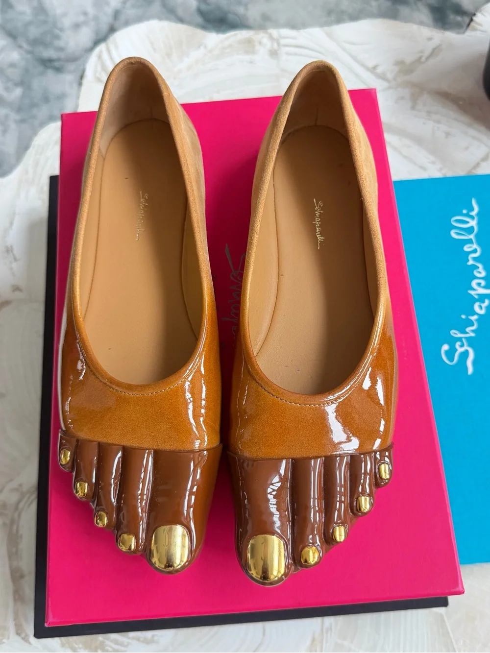 Schiaparelli Anatomy Ballerinas - worn once